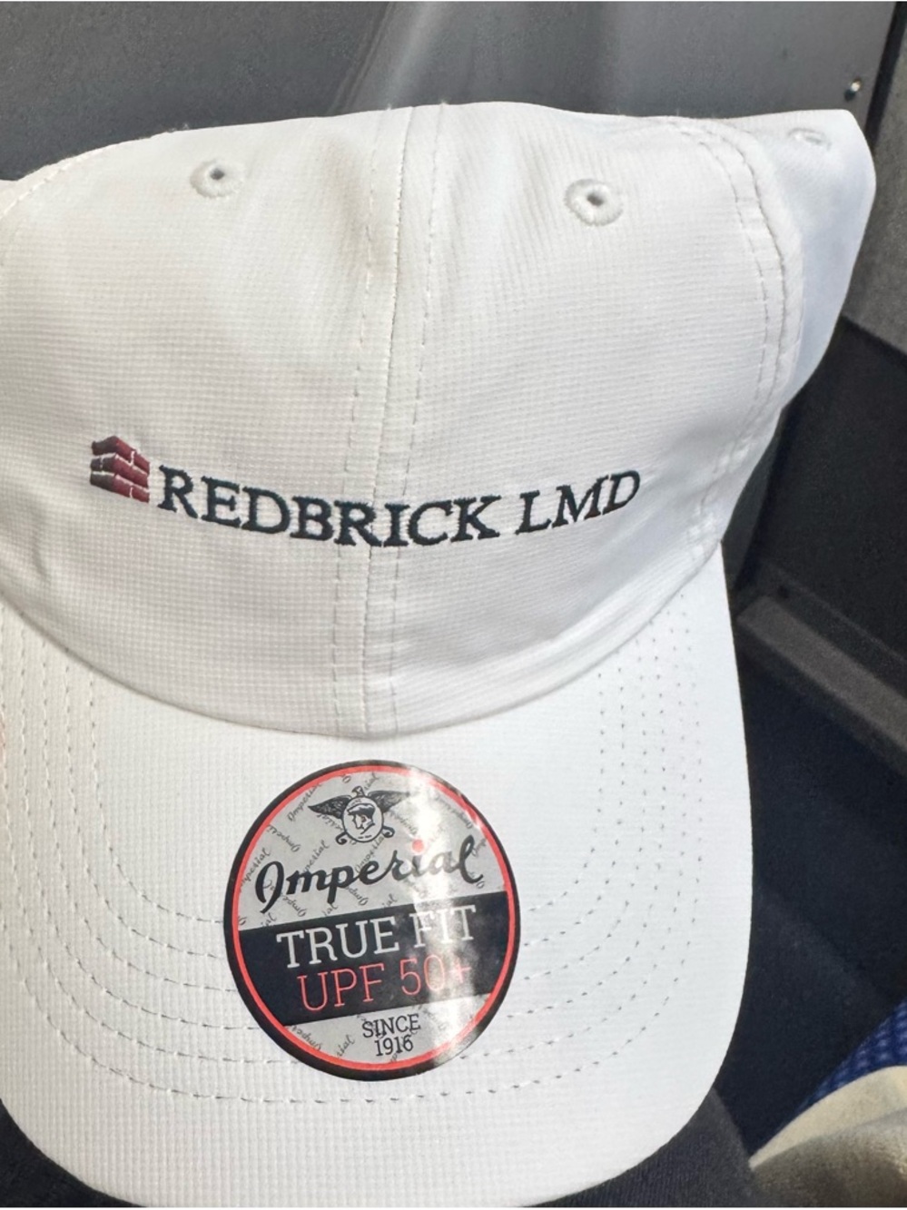 Redbrick LMD White Logo Cap